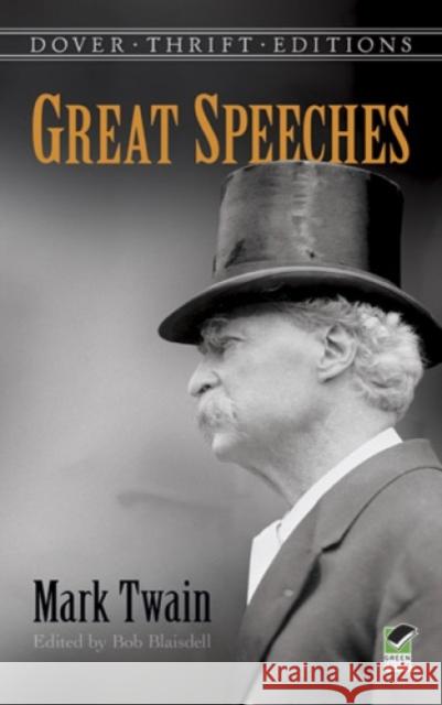 Great Speeches by Mark Twain  Twain 9780486498799 