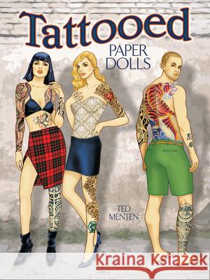 Tattooed Paper Dolls Ted Menten 9780486797403 Dover Publications