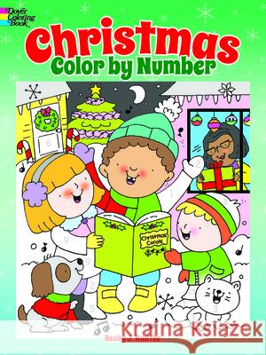 Christmas Color by Number Becky J. Radtke 9780486800516 Dover Publications