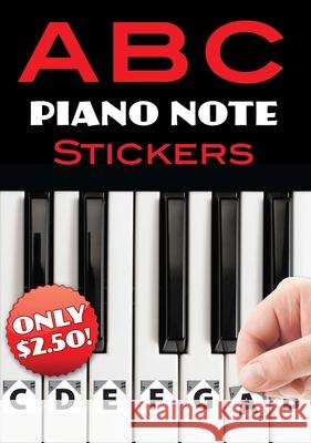 A B C Piano Note Stickers Dover Publications Inc 9780486820316 Dover Publications