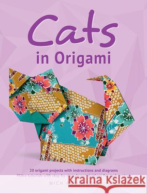 Cats in Origami Nick Robinson 9780486832289 Dover Publications