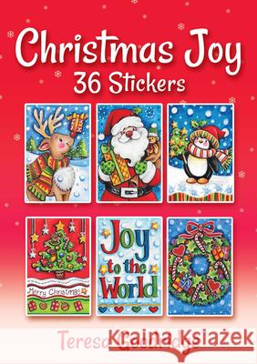 Christmas Joy 36 Stickers Teresa Goodridge 9780486838113