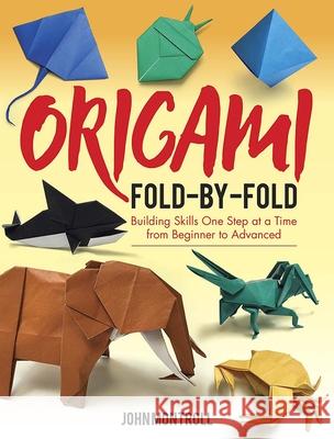 Origami Fold-By-Fold: Building Skills One Step at a Time from Beginner to Advanced John Montroll 9780486842424 Dover Publications