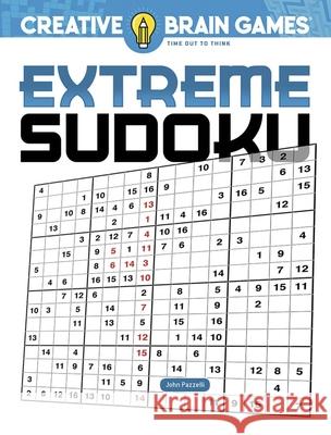 Creative Brain Games Extreme Sudoku John Pazzelli 9780486849102 Dover Publications Inc.