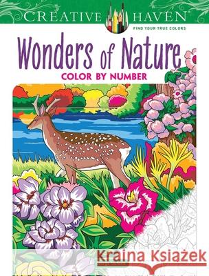 Creative Haven Wonders of Nature Color by Number George Toufexis 9780486849874 Dover Publications Inc.
