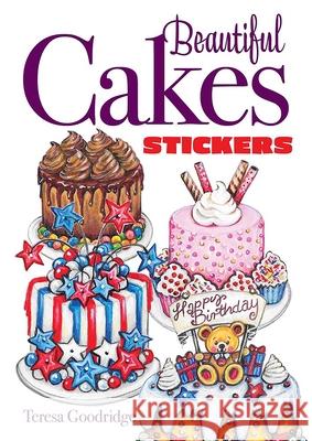 Beautiful Cakes Stickers Teresa Goodridge 9780486849898 Dover Publications