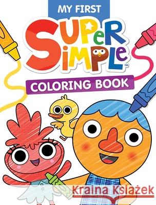 Super Simple My First Coloring Book Dover Publications 9780486853116