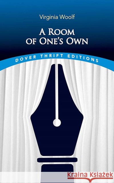 A Room of One's Own Virginia Woolf 9780486853666