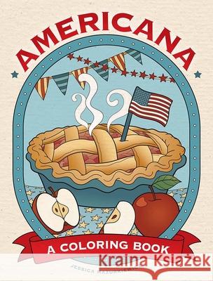 Americana: A Coloring Book Jessica Mazurkiewicz 9780486856803 Dover Publications