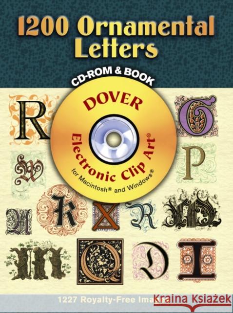 1200 Ornamental Letters Dover Publications Inc 9780486998145 Dover Publications
