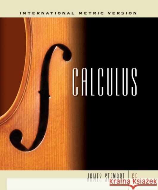 CALCULUS James Stewart 9780495383628