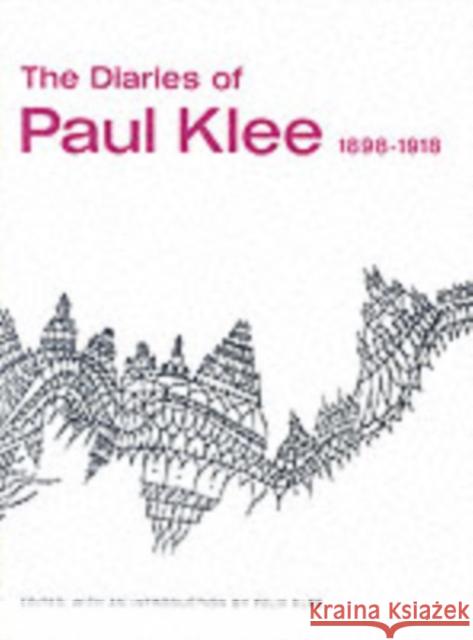 The Diaries of Paul Klee, 1898-1918 Paul Klee 9780520006539 0