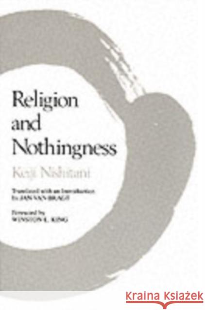Religion and Nothingness  9780520049468 University of California Press