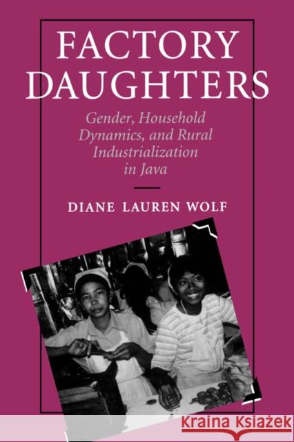 Factory Daughters: Gender, Household Dynamics, and Rural Industrialization in Java Wolf, Diane L. 9780520086579