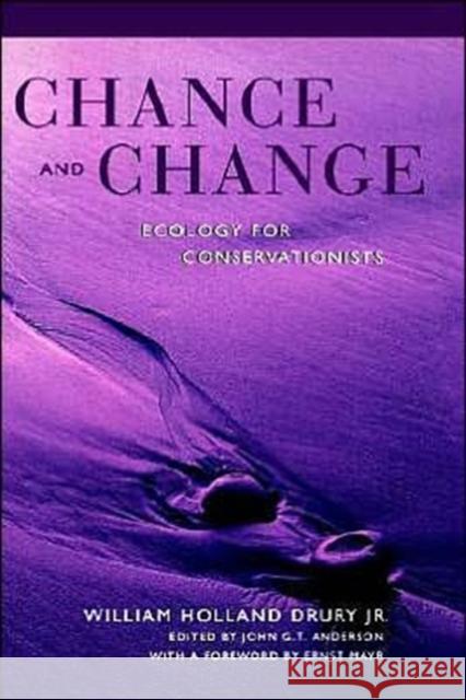 Chance and Change Drury, William Holland 9780520211551