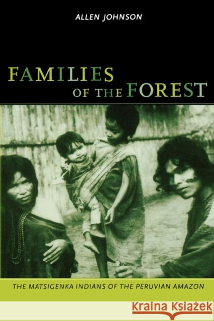 Families of the Forest: The Matsigenka Indians of the Peruvian Amazon Johnson, Allen 9780520232426