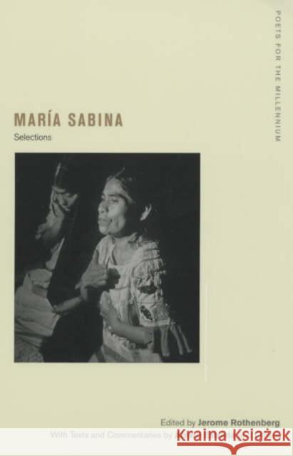 Maria Sabina: Selections Maria Sabina 9780520239531 University of California Press