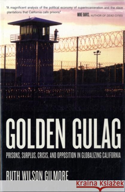 Golden Gulag: Prisons, Surplus, Crisis, and Opposition in Globalizing California Ruth Wilson Gilmore 9780520242012 University of California Press