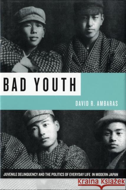 Bad Youth: Juvenile Delinquency and the Politics of Everyday Life in Modern Japan Ambaras, David R. 9780520245792 University of California Press