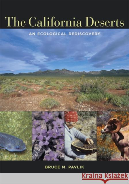 The California Deserts: An Ecological Rediscovery Pavlik, Bruce M. 9780520251458 University of California Press