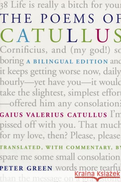 The Poems of Catullus Catullus, Gaius Valerius 9780520253865