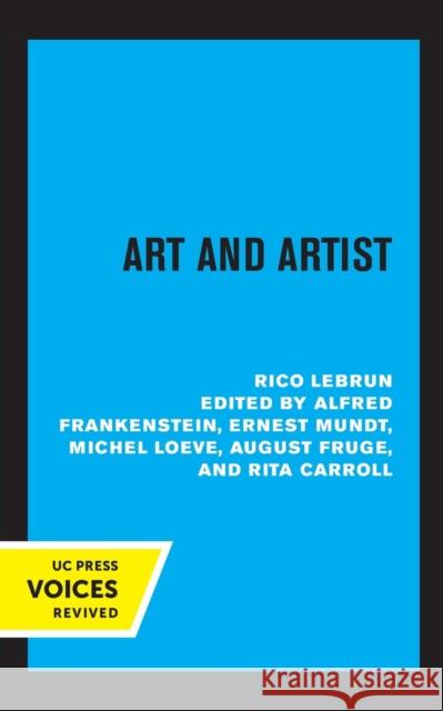Art and Artist Rico Lebrun 9780520347601 University of California Press