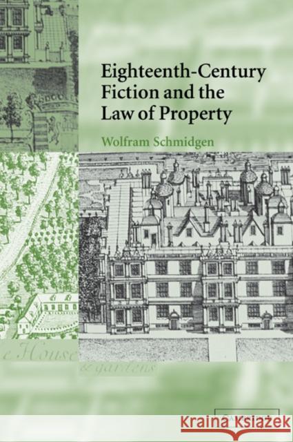 Eighteenth-Century Fiction and the Law of Property Wolfram Schmidgen 9780521024594 Cambridge University Press