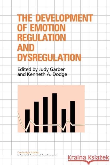 The Development of Emotion Regulation and Dysregulation Judy Garber Kenneth A. Dodge Carolyn Shantz 9780521033442 Cambridge University Press