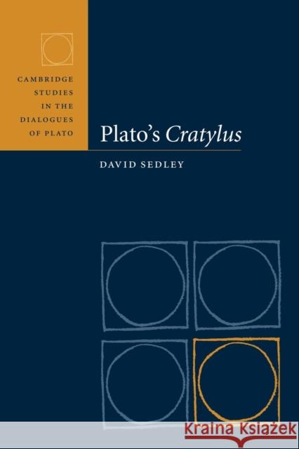 Plato's Cratylus David Sedley 9780521034029