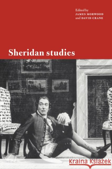 Sheridan Studies James Morwood David Crane 9780521034395 Cambridge University Press
