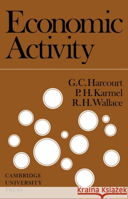 Economic Activity G. C. Harcourt Etc. 9780521094276 CAMBRIDGE UNIVERSITY PRESS