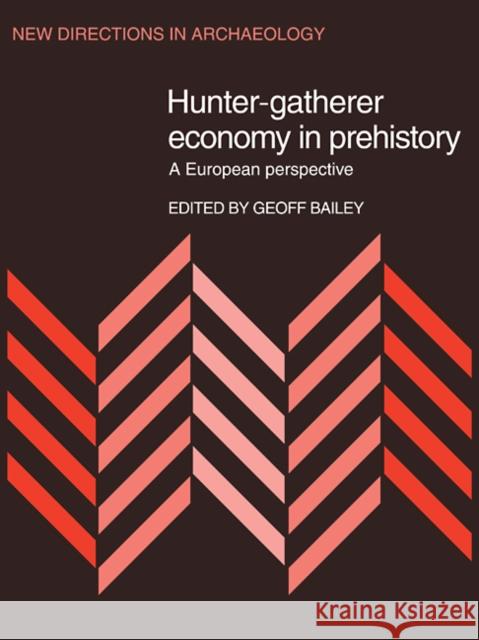 Hunter-Gatherer Economy in Prehistory: A European Perspective Bailey, Geoff 9780521106207