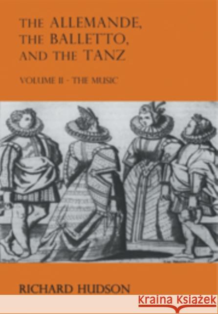 The Allemande and the Tanz Richard Hudson 9780521116572