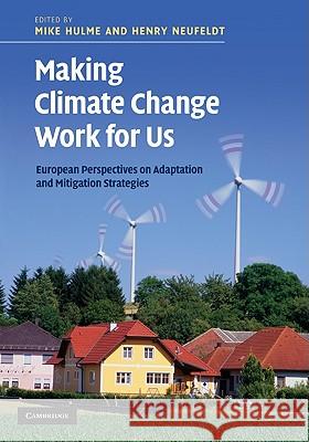 Making Climate Change Work for Us: European Perspectives on Adaptation and Mitigation Strategies Hulme, Mike 9780521119412