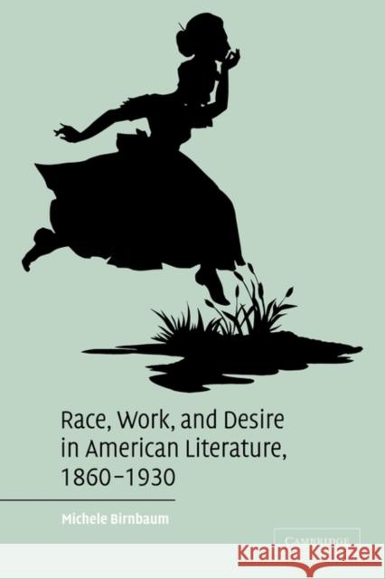 Race, Work, and Desire in American Literature, 1860-1930 Michele Birnbaum 9780521120197