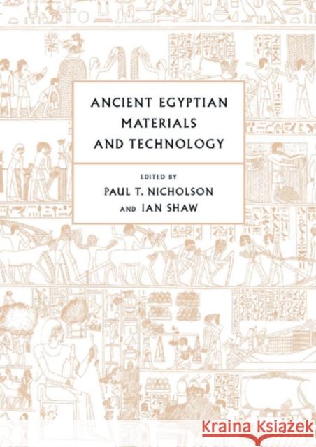 Ancient Egyptian Materials and Technology Paul T. Nicholson Ian Shaw 9780521120982 Cambridge University Press