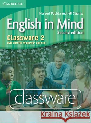English in Mind Level 2 Classware DVD-ROM Puchta Herbert Stranks Jeff 9780521123532 CAMBRIDGE UNIVERSITY PRESS