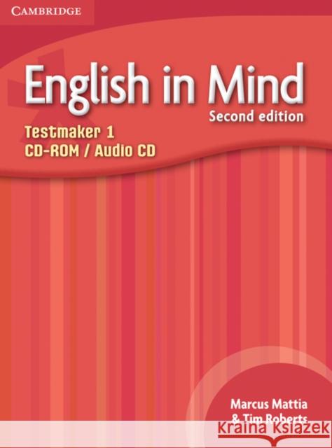 English in Mind Level 1 Testmaker CD-ROM and Audio CD Mattia Marcus Roberts Tim 9780521140355