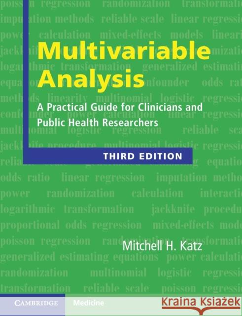 Multivariable Analysis Katz, Mitchell H. 9780521141079