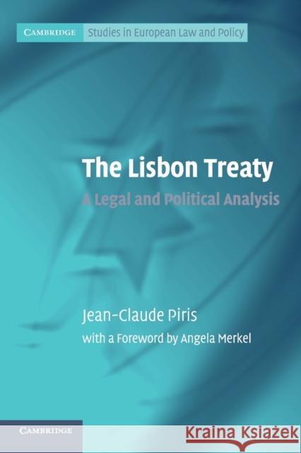 The Lisbon Treaty Piris, Jean-Claude 9780521142342