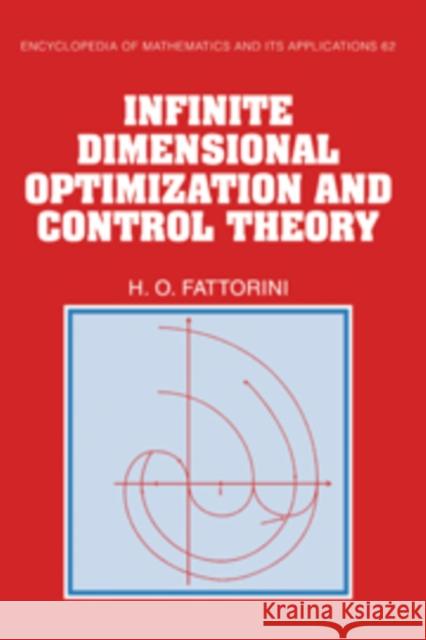 Infinite Dimensional Optimization and Control Theory Hector O. Fattorini 9780521154543 Cambridge University Press
