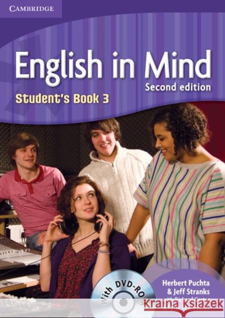 English in Mind Level 3 Student's Book with DVD-ROM Puchta Herbert Stranks Jeff 9780521159487