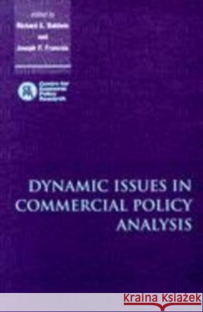 Dynamic Issues in Applied Commercial Policy Analysis Baldwin, Richard E. 9780521159517 Cambridge University Press