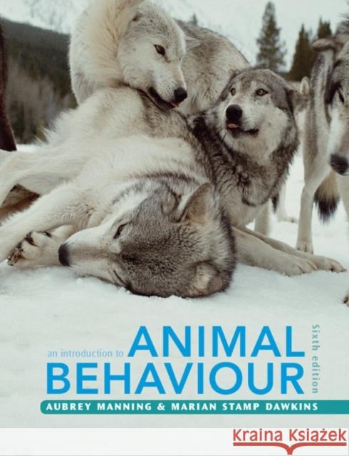 An Introduction to Animal Behaviour Aubrey Manning 9780521165143 0