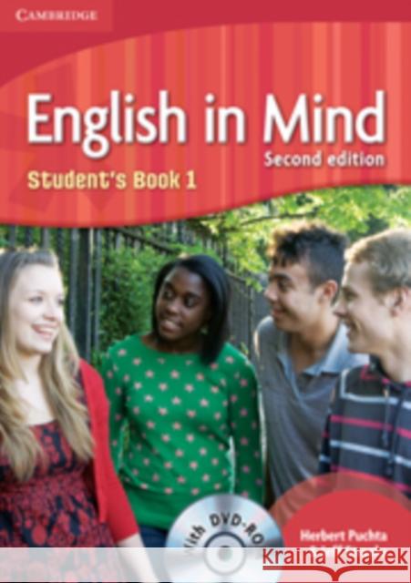 English in Mind Level 1 Student's Book with DVD-ROM Puchta Herbert Stranks Jeff 9780521179072
