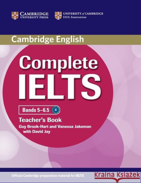 Complete Ielts Bands 5-6.5 Teacher's Book Brook-Hart, Guy 9780521185165 0