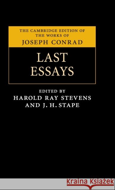 Last Essays  9780521190596 