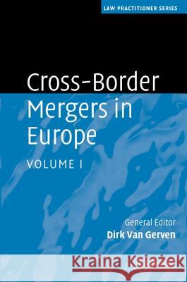 Cross-Border Mergers in Europe 2 Volume Hardback Set Dirk Va 9780521191661 Cambridge University Press
