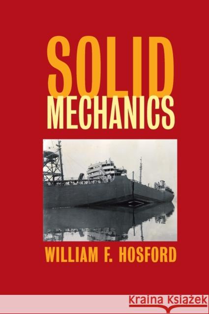 Solid Mechanics William F. Hosford 9780521192293