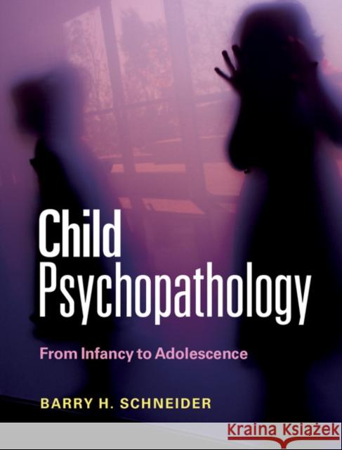 Child Psychopathology: From Infancy to Adolescence Schneider, Barry H. 9780521193771 Cambridge University Press